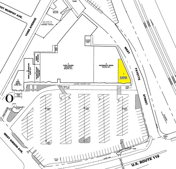 Rte 119 @ York Ave, Connellsville, PA à louer - Photo du bâtiment - Image 3 de 6