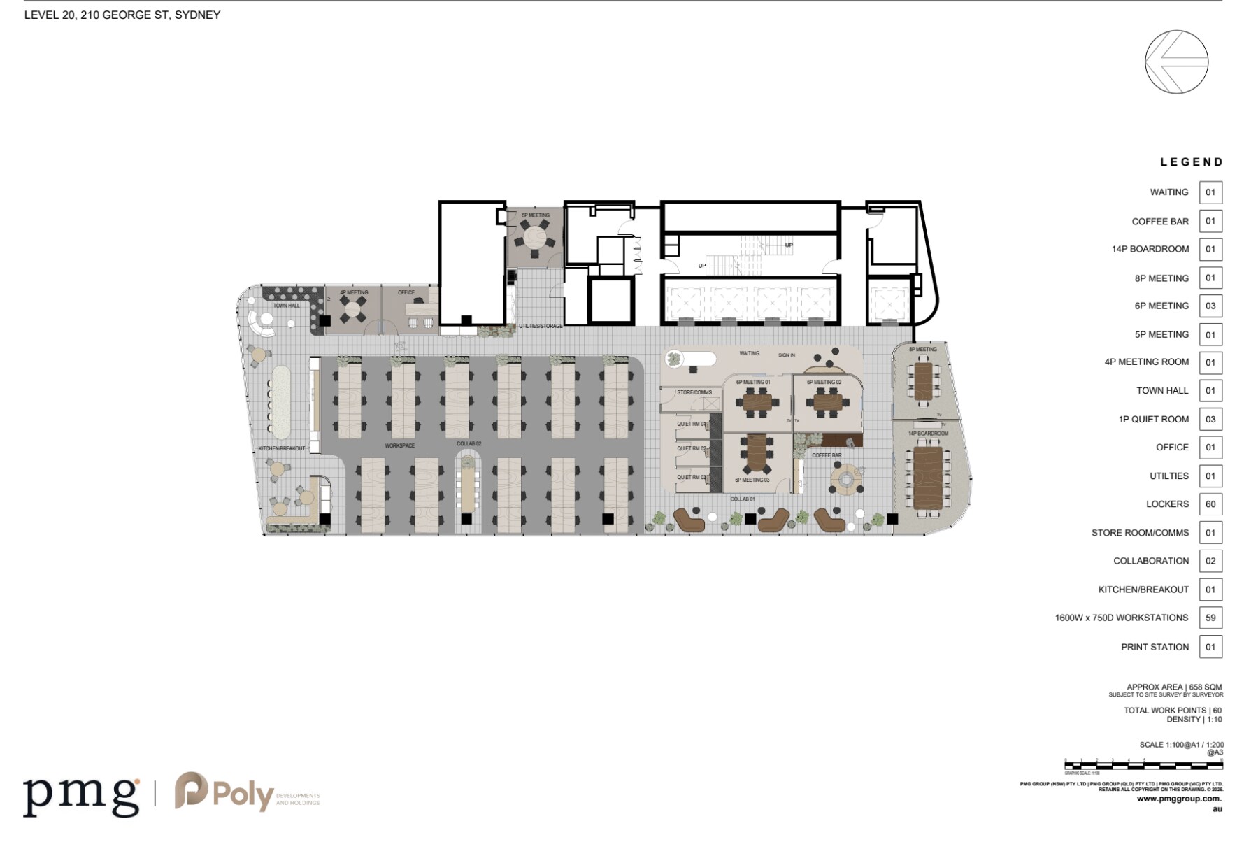 210 George St, Sydney à louer Plan d’étage- Image 1 de 4