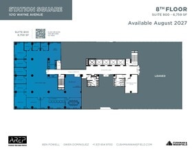 1100 Wayne Ave, Silver Spring, MD à louer Plan d’étage- Image 2 de 2