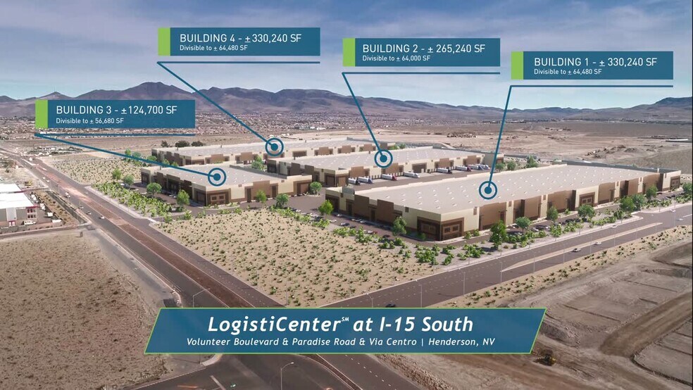 Volunteer & Paradise, Henderson, NV à louer - Vidéo sur l’inscription commerciale - Image 2 de 8
