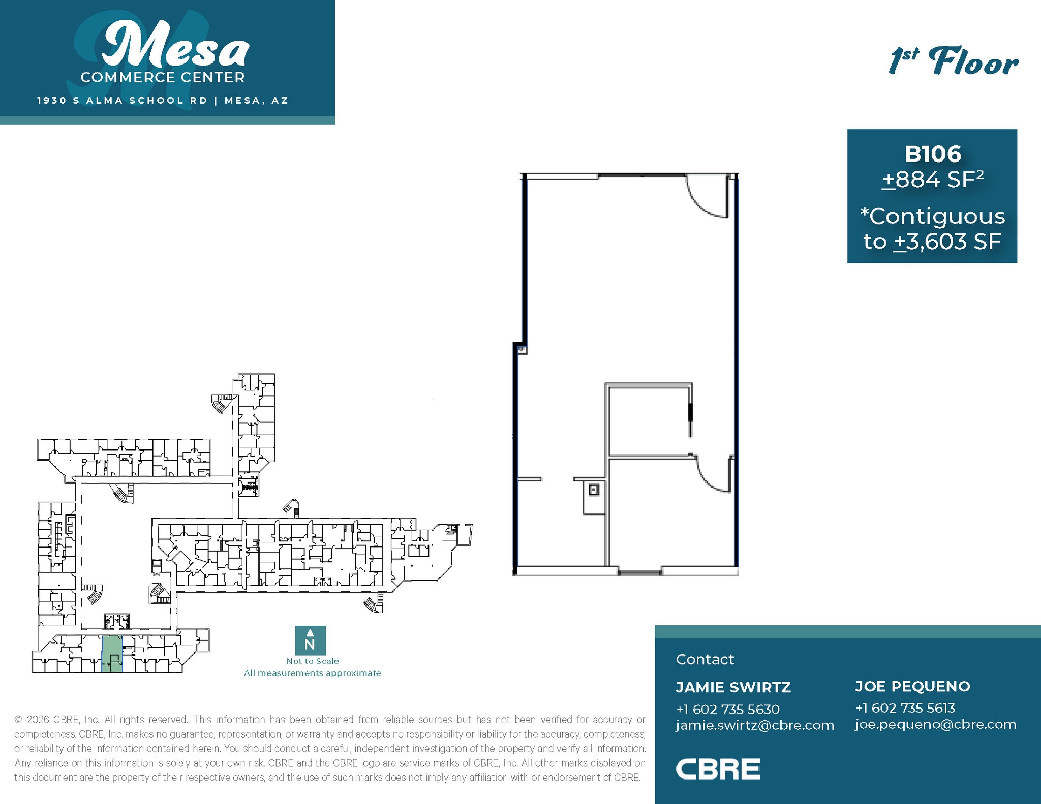 1930 S Alma School Rd, Mesa, AZ for lease Floor Plan- Image 1 of 7