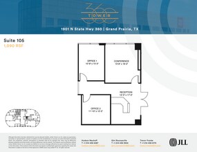 1901 N State Highway 360, Grand Prairie, TX à louer Plan d’étage- Image 1 de 1