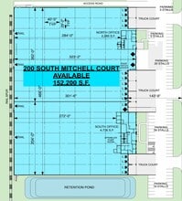 200 S Mitchell Ct, Addison, IL à louer Plan de site- Image 1 de 1