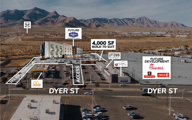 More details for 9459 Dyer St, El Paso, TX - Land for Sale