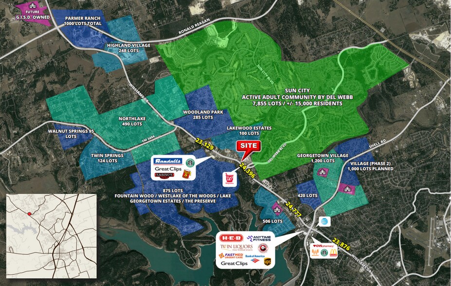 5325 Williams Dr, Georgetown, TX à louer - Aérien - Image 2 de 6