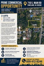 710 S Main Rd, Vineland, NJ - Aerial map view