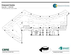 100 Crescent Centre Pky, Tucker, GA à louer Plan d’étage- Image 1 de 1