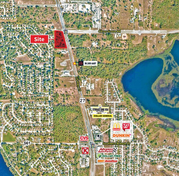 N Hwy 27 & Citrus Grove Rd, Minneola, FL à louer - Photo du bâtiment - Image 2 de 2