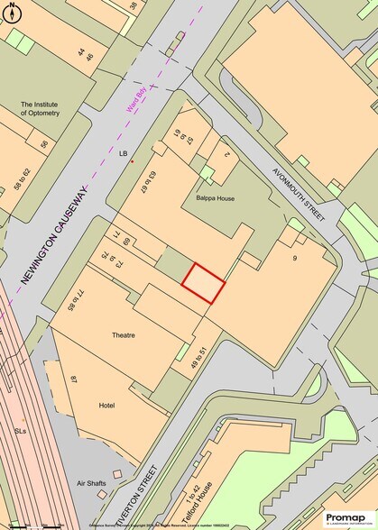 69-71 Newington Causeway, Londres à vendre - Plan de site - Image 2 de 2