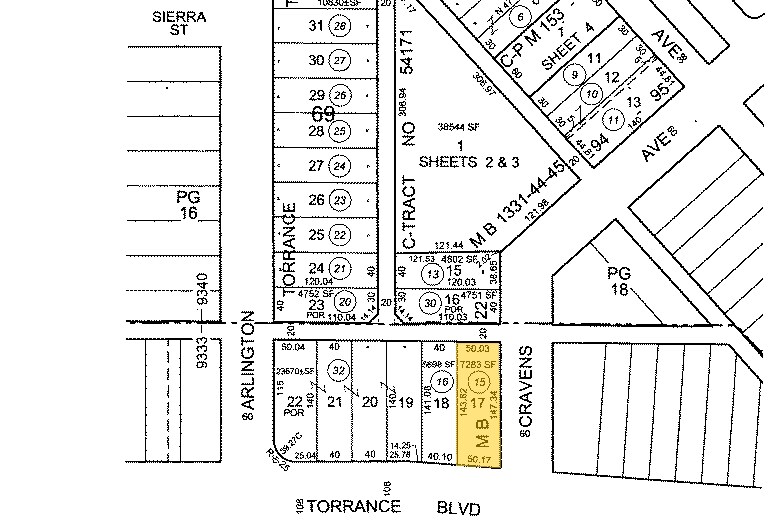 2103 Torrance Blvd, Torrance, CA à louer - Plan cadastral - Image 2 de 4