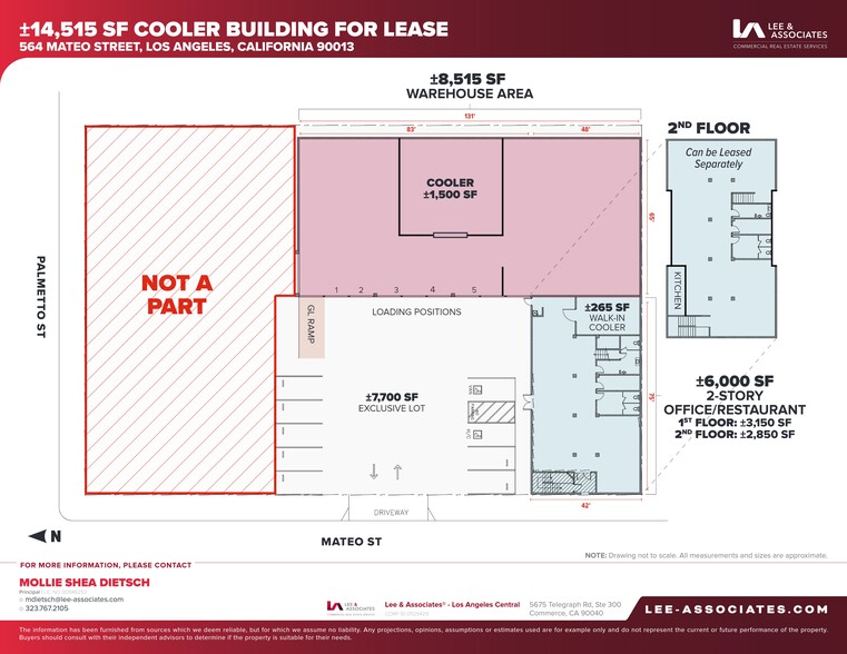 564 S Mateo St, Los Angeles, CA à louer - Plan de site - Image 1 de 4