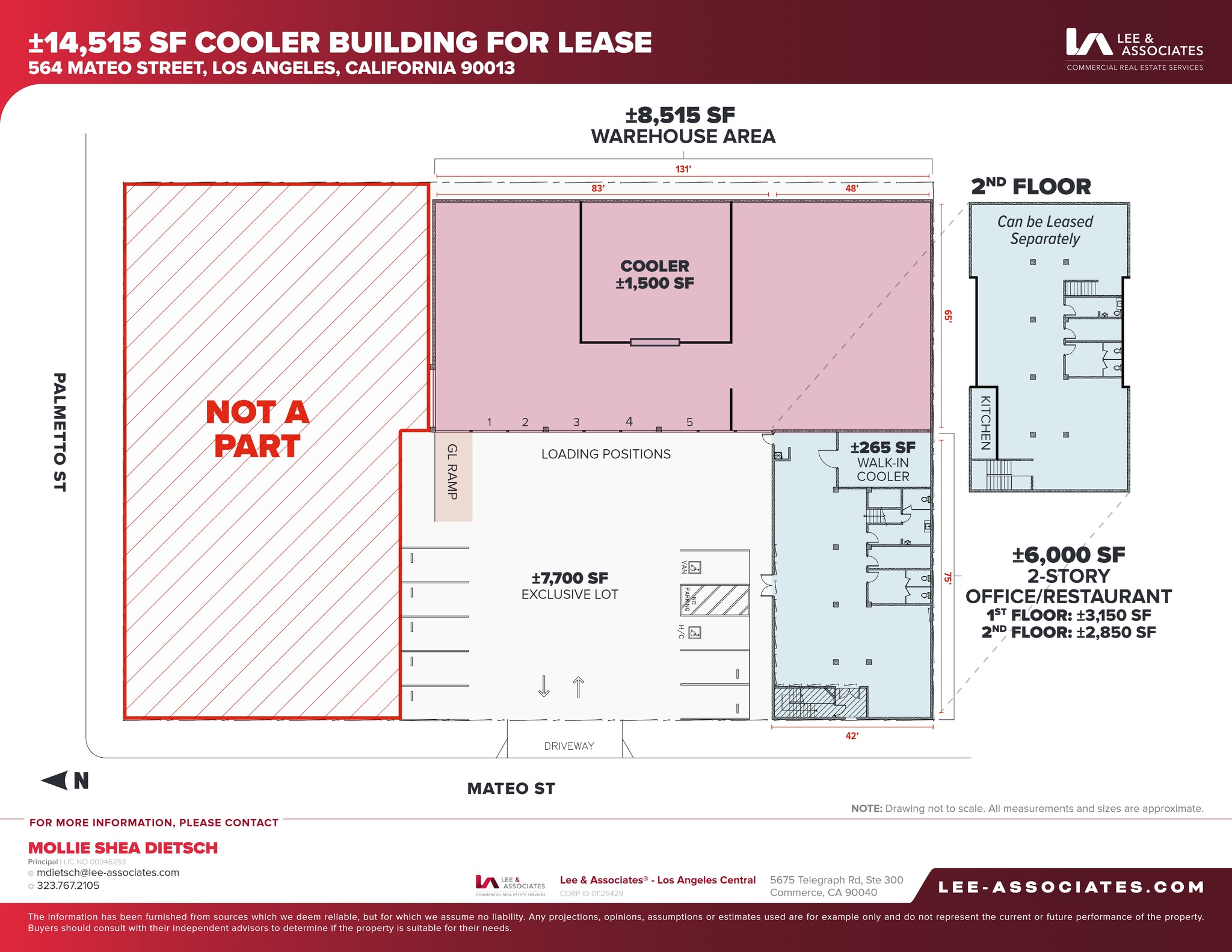 564 S Mateo St, Los Angeles, CA à louer Plan de site- Image 1 de 5