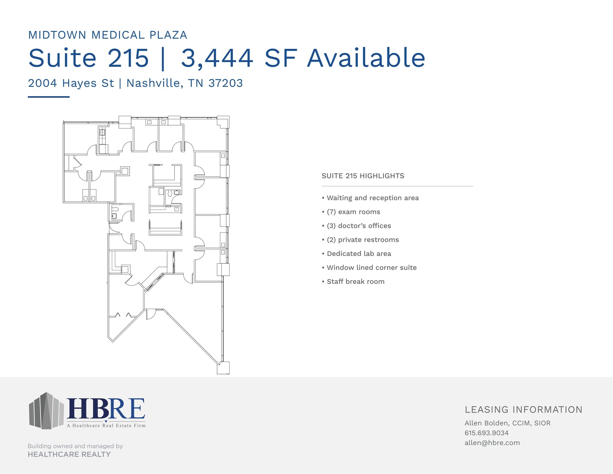 2004 Hayes St, Nashville, TN à louer Plan de site- Image 1 de 1
