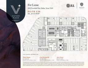 3030 Nowitzki Way, Dallas, TX à louer Plan d’étage- Image 1 de 1