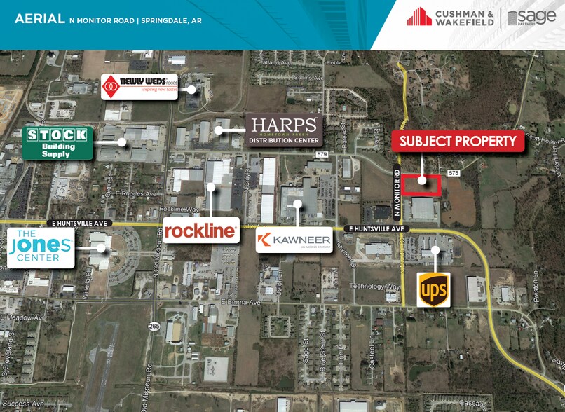 Monitor Rd, Springdale, AR à vendre - Aérien - Image 2 de 2