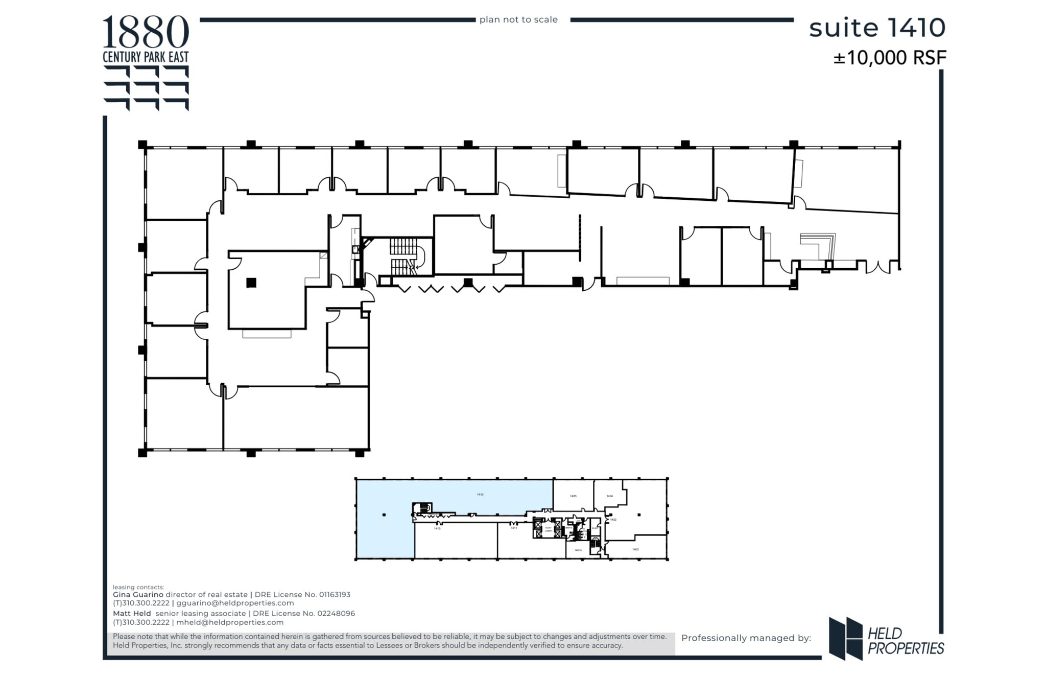 1880 Century Park E, Los Angeles, CA for lease Site Plan- Image 1 of 2