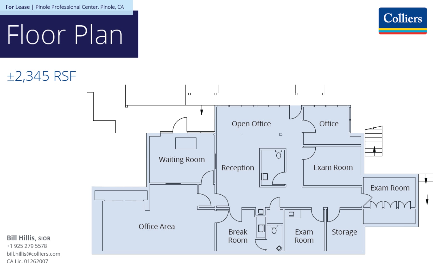 2160 Appian Way, Pinole, CA for lease Floor Plan- Image 1 of 3