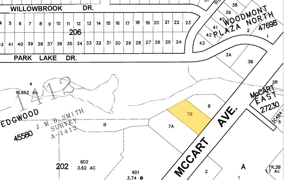 6400 McCart Ave, Fort Worth, TX à louer - Plan cadastral - Image 2 de 2