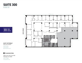 919 18th St NW, Washington, DC à louer Plan d  tage- Image 1 de 1