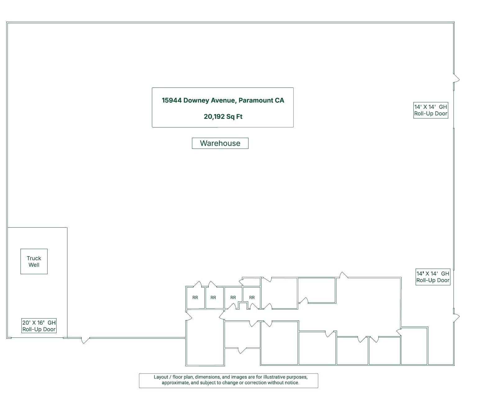 15930-15962 Downey Ave, Paramount, CA for lease Floor Plan- Image 1 of 1