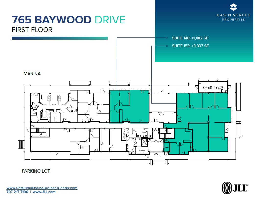 755-775 Baywood Dr, Petaluma, CA à louer Plan d’étage- Image 1 de 1