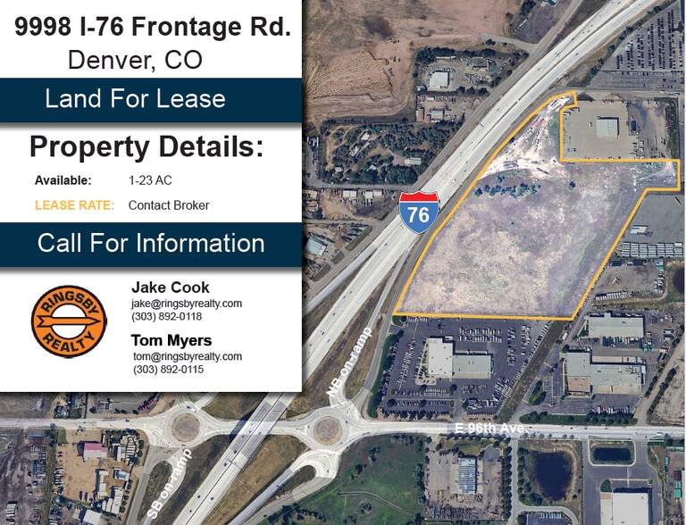 9998 I-76 Frontage Rd - LAND, Henderson, CO for lease - Primary Photo - Image 1 of 1