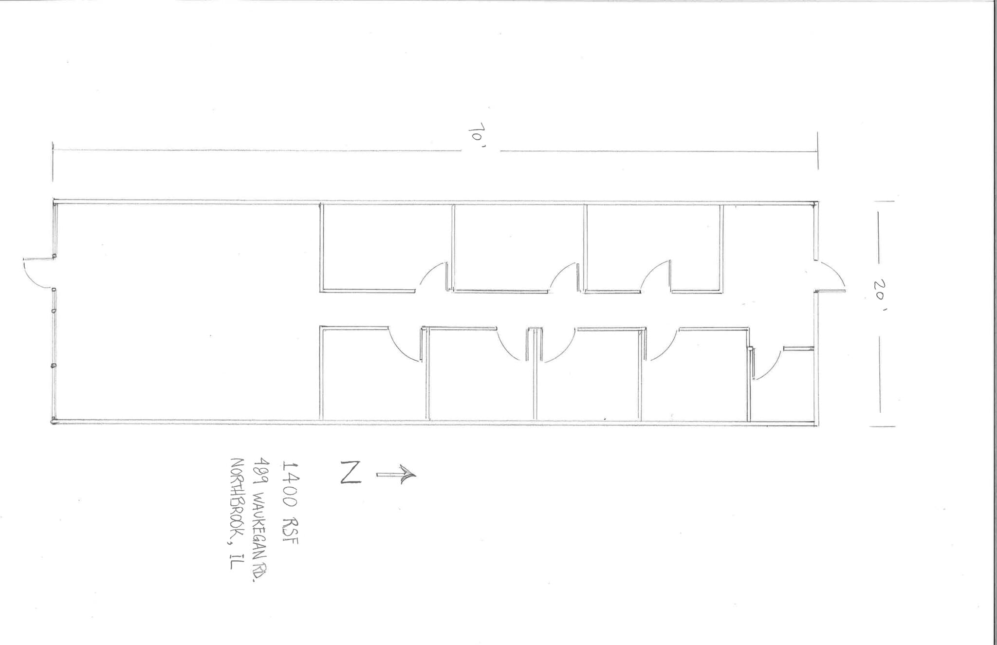 455-577 Waukegan Rd, Northbrook, IL for lease Site Plan- Image 1 of 1