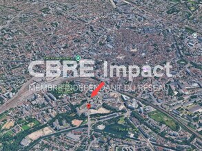 Dijon - Aérien  Vue de la carte