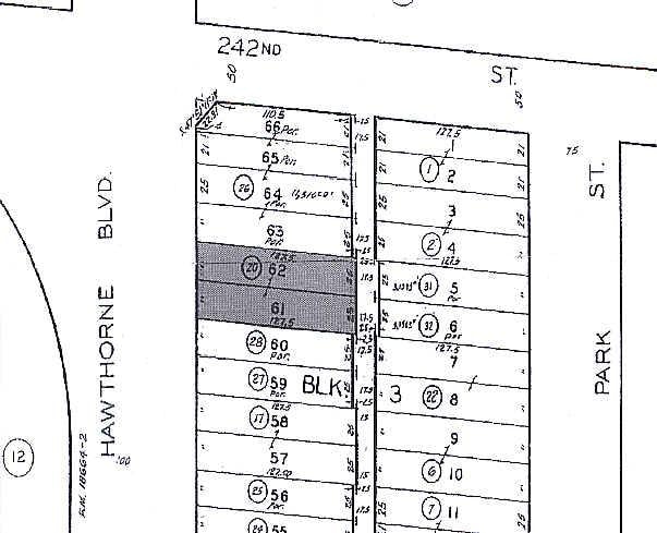 24212 Hawthorne Blvd, Torrance, CA à vendre - Plan cadastral - Image 2 de 2