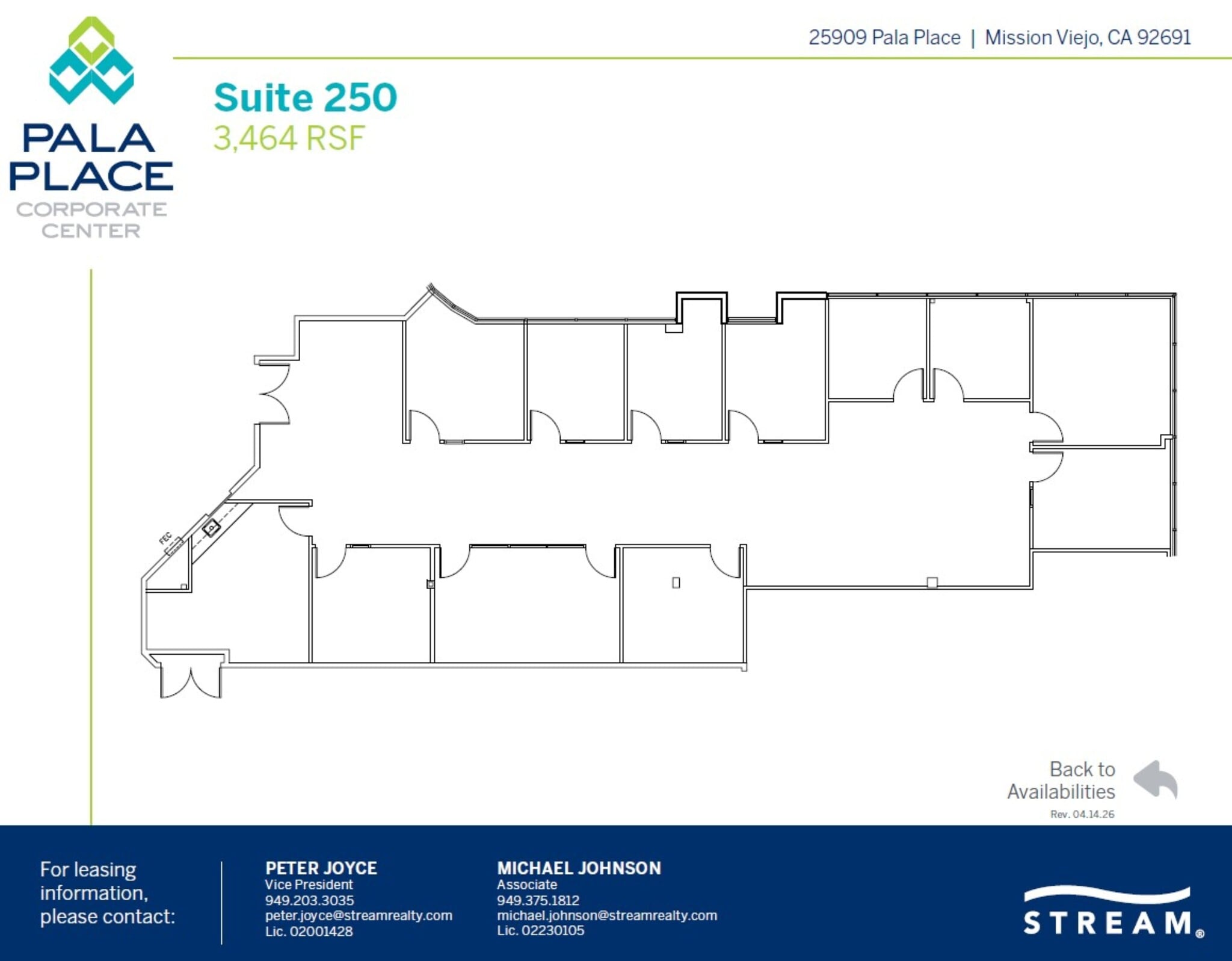 25909 Pala Pl, Mission Viejo, CA for lease Floor Plan- Image 1 of 1