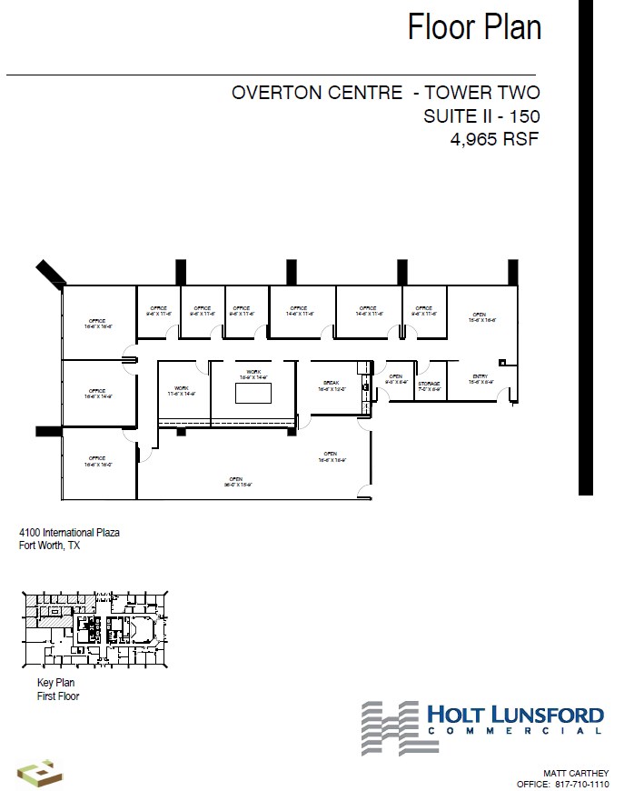 4150 International Plz, Fort Worth, TX à louer Plan d  tage- Image 1 de 1