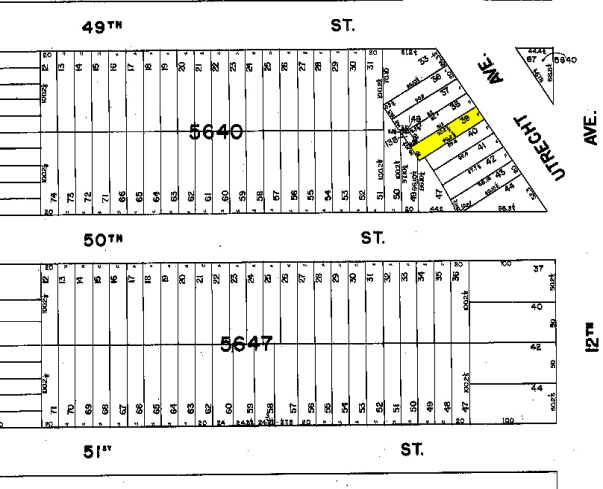 4912 New Utrecht Ave, Brooklyn, NY for sale - Plat Map - Image 2 of 2