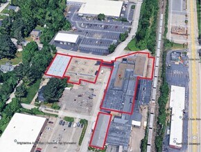 54 Rockdale St, Worcester, MA - AÉRIEN Vue de la carte