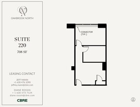 1200 Harger Rd, Oak Brook, IL à louer Plan d’étage- Image 1 de 1