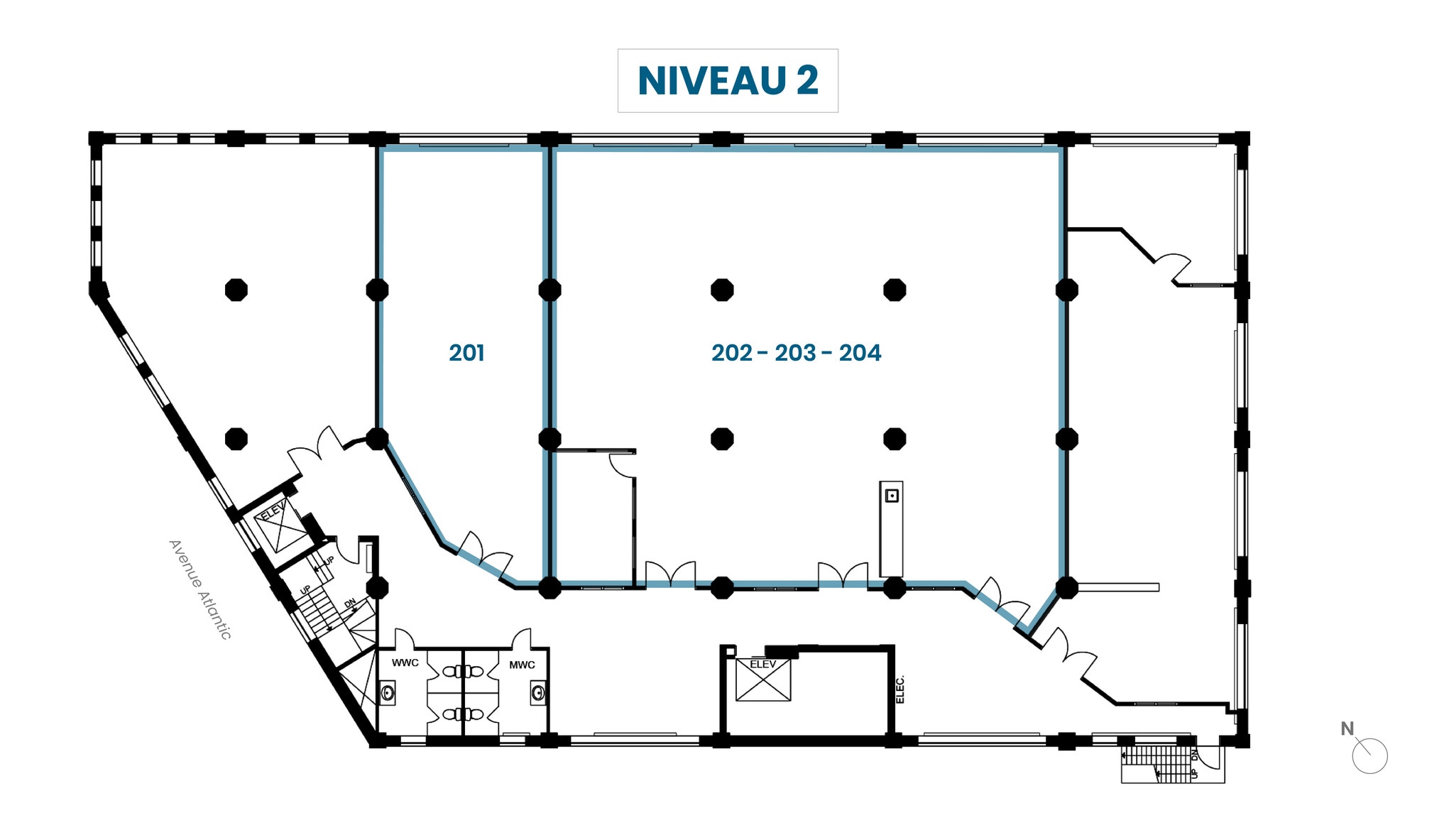 400 Av Atlantic, Montréal, QC à louer Plan d’étage- Image 1 de 1
