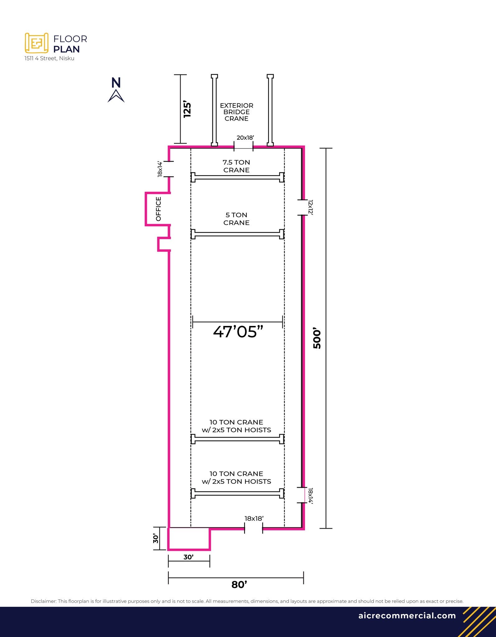 1511 4th St, Nisku, AB for lease Floor Plan- Image 1 of 1