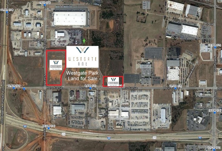 W Reno Ave, Oklahoma City, OK for sale - Aerial - Image 2 of 3