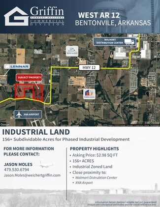 Plus de détails pour Hwy 12, Bentonville, AR - Terrain à vendre