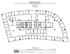 18111 Preston Rd, Dallas, TX for lease Floor Plan- Image 1 of 1