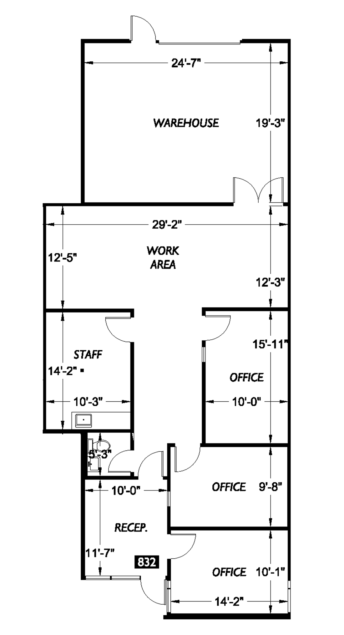 679-699 Strander Blvd, Tukwila, WA à louer Plan d’étage- Image 1 de 1