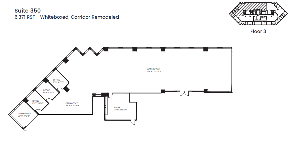 6500 West Fwy, Fort Worth, TX à louer Plan d  tage- Image 1 de 1