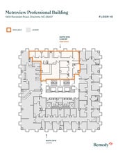 1900 Randolph Rd, Charlotte, NC à louer Plan d’étage- Image 2 de 2