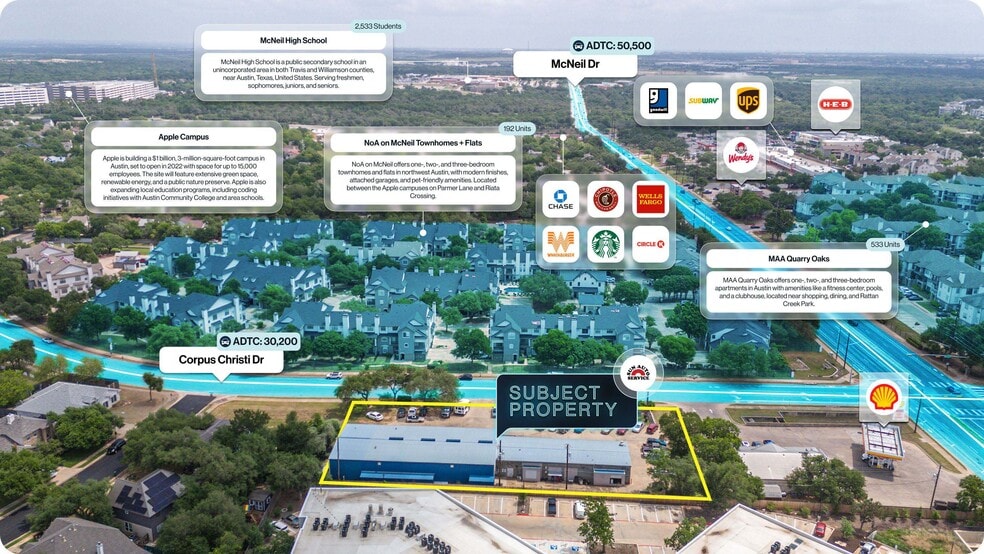 6750 Corpus Christi Dr, Austin, TX for sale - Aerial - Image 2 of 2