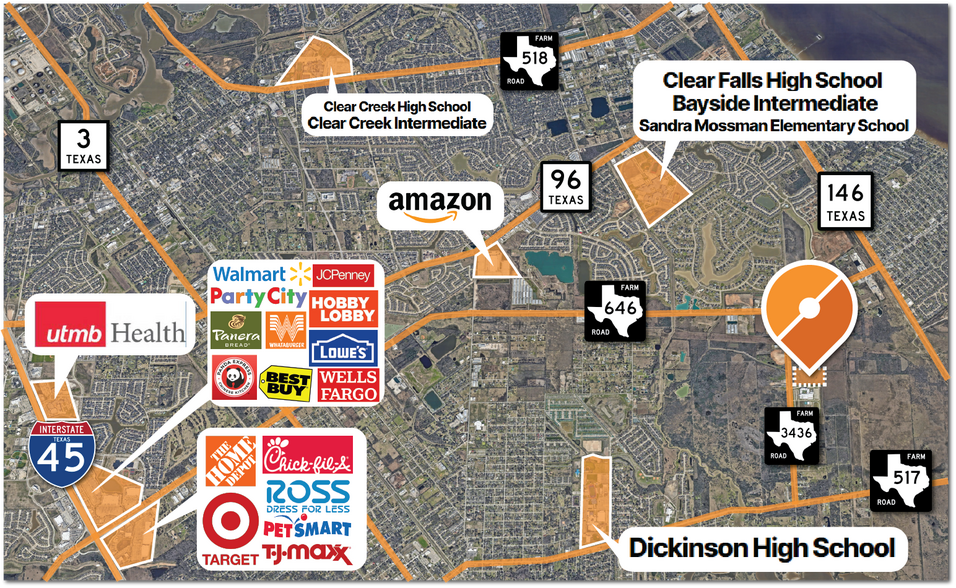 FM 3436, Dickinson, TX à vendre - Photo du bâtiment - Image 2 de 3