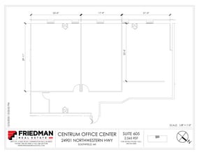 24901 Northwestern Hwy, Southfield, MI for lease Floor Plan- Image 1 of 1