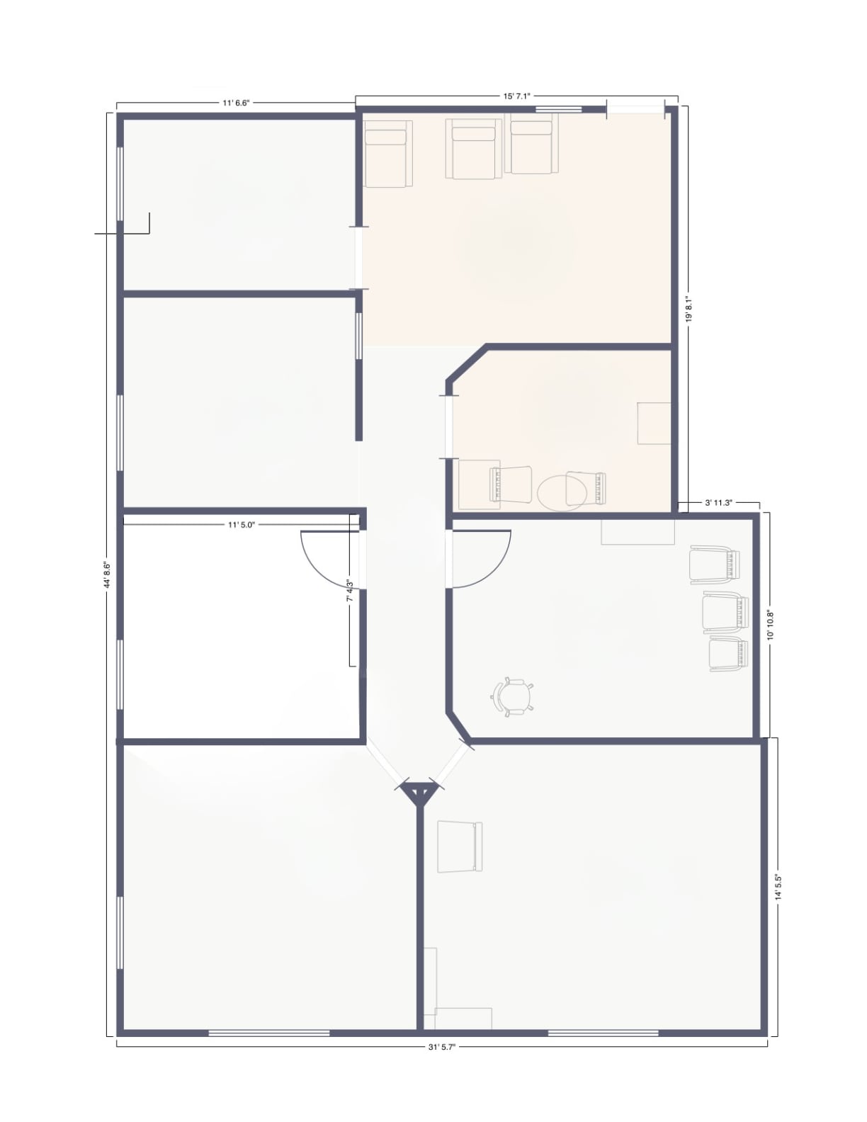 2040 E Murray Holladay Rd, Salt Lake City, UT à louer Plan d’étage- Image 1 de 1