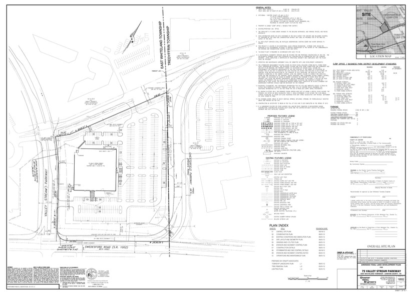 75 Valley Stream Pky, Malvern, PA à vendre - Plan de site - Image 1 de 1