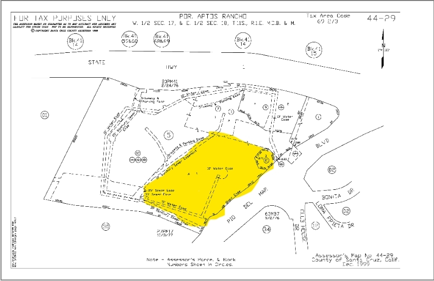 783 Rio Del Mar Blvd, Aptos, CA à louer - Plan cadastral - Image 3 de 3