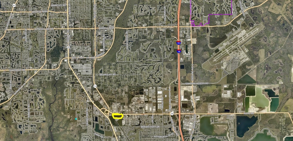 6900-7118 Alico Rd, Fort Myers, FL for sale - Aerial - Image 3 of 4