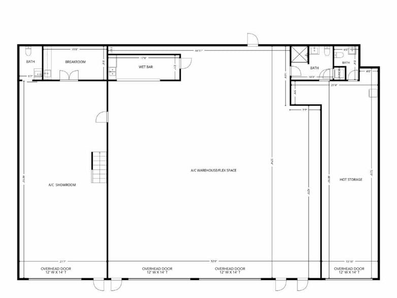 17111 South Dr, Cypress, TX for lease - Floor Plan - Image 3 of 5